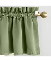 Grant Room Darkening Rod Pocket Curtain Valance