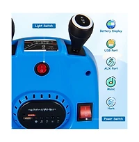 Vebreda 6V Bumper Car for Kids Toddlers Electric Ride On Vehicle with 360° Spin-Red