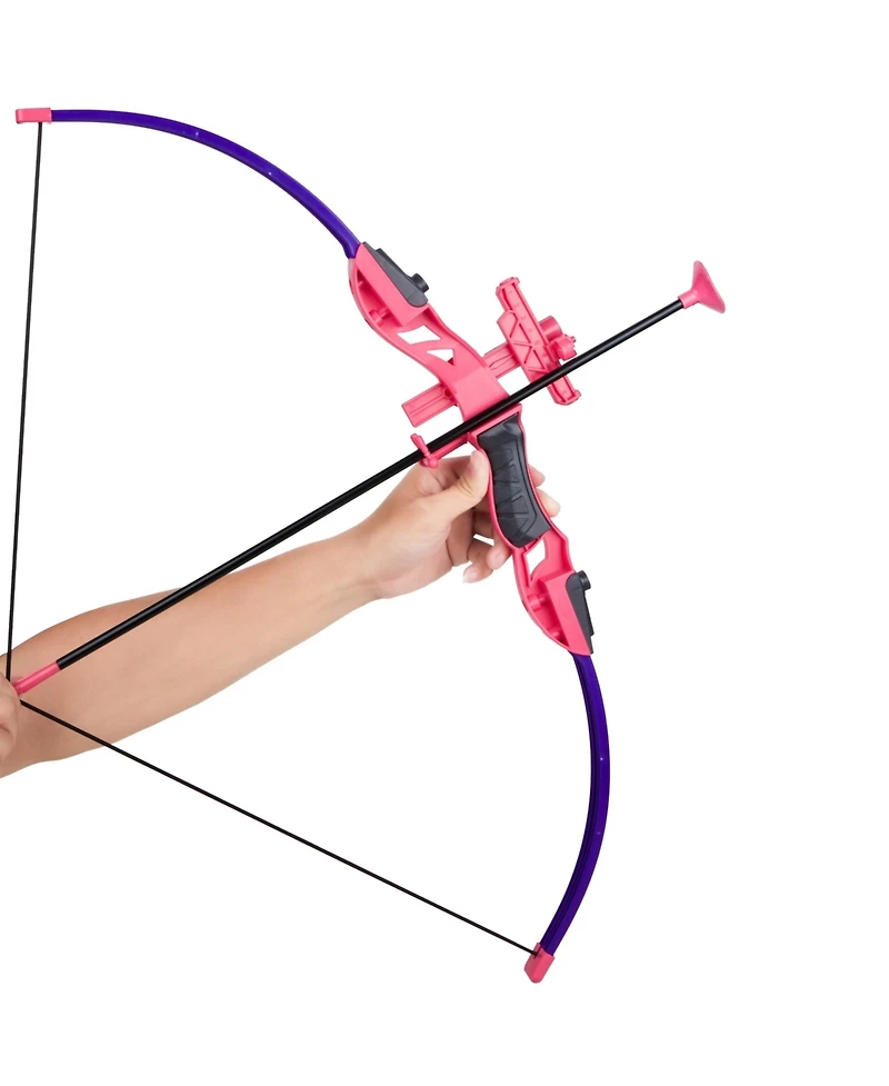 Contixo Kids Bow and Arrow Set - Outdoor Toy with Target, Safe Suction Cup Arrows - Blue