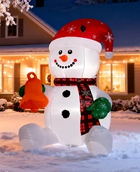 Sugift Halloween 3-Tier Color-Changing Lighted Ceramic Pumpkin Lantern