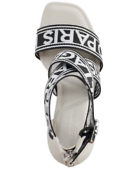 Karl Lagerfeld Paris Women's Careliz Strappy Sandals