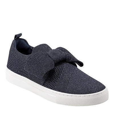 Bandolino Women's Bryce Bow Knit Slip On Sneakers