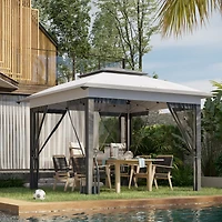 12' x 12' Pop-Up Canopy Tent with Netting and Bag