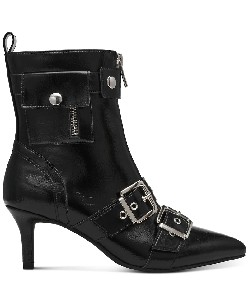 Wild Pair Women's Moonbeam Buckle Booties, Created for Macy's