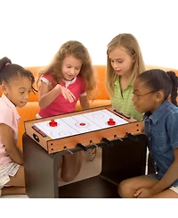 2-in-1 Indoor/Outdoor Air Hockey Foosball Game Table