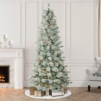 Puleo 7.5-ft. Stratford Pine Tree with 500 Clear Lights & Stand