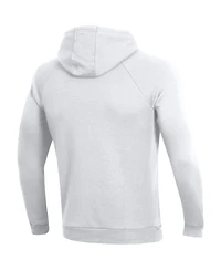 Under Armour Men's White Notre Dame Fighting Irish Mascot School Logo All Day Raglan Pullover Hoodie