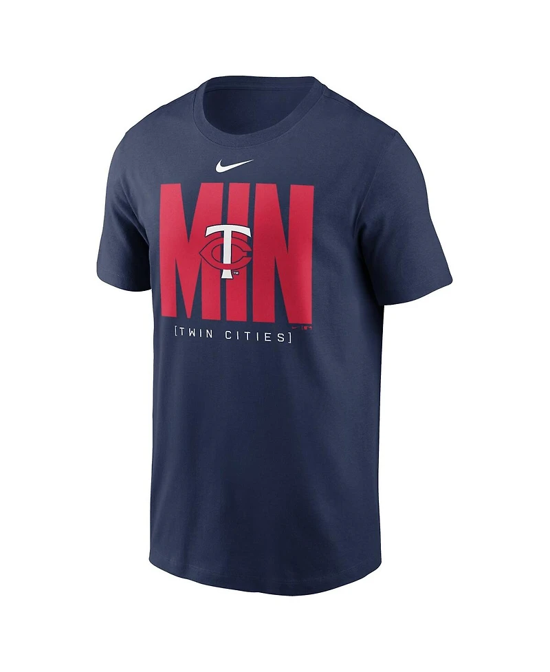 Nike Men's Navy Minnesota Twins Scoreboard T-Shirt