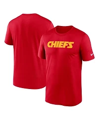 Nike Men's Red Kansas City Chiefs Primetime Legend Wordmark Performance T-Shirt