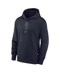 Nike Big Boys and Girls Navy Chelsea Club Pullover Hoodie