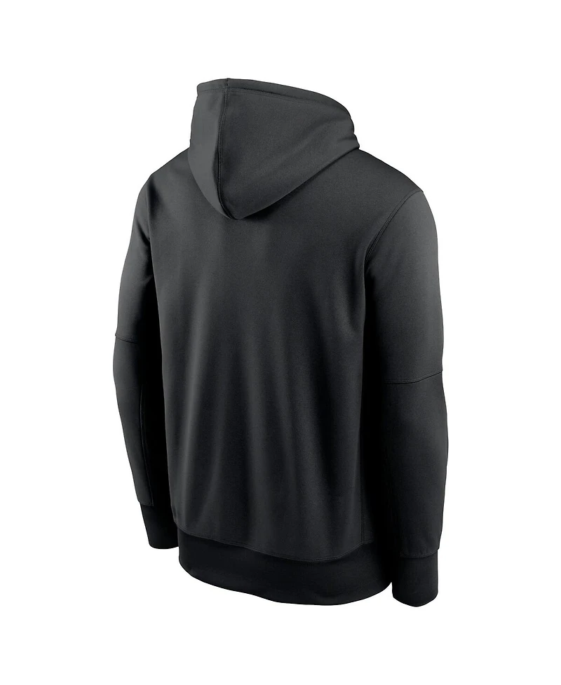 Nike Men's Black New York Jets Performance Pullover Hoodie