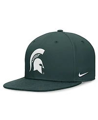 Nike Men's Green Michigan State Spartans On-Field Pro Fitted Hat