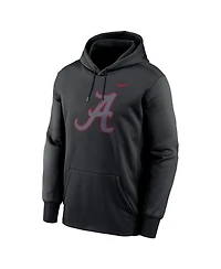 Nike Men's Black Alabama Crimson Tide Color Pop Performance Fleece Pullover Hoodie