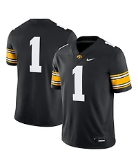 Nike Men's 1 Black Iowa Hawkeyes Game Jersey