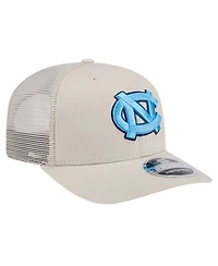 New Era Men's Natural North Carolina Tar Heels Canvas 9SEVENTY Stretch-Snap Hat
