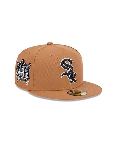 New Era Men's Brown Chicago White Sox Color Pack 59FIFTY Fitted Hat