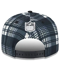 New Era Men's Black Las Vegas Raiders 2024 Sideline Statement 9FIFTY Snapback Hat