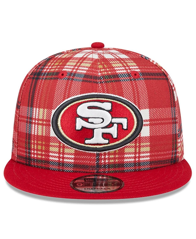 New Era Men's Scarlet San Francisco 49ers 2024 Sideline Statement 9FIFTY Snapback Hat