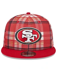 New Era Men's Scarlet San Francisco 49ers 2024 Sideline Statement 9FIFTY Snapback Hat