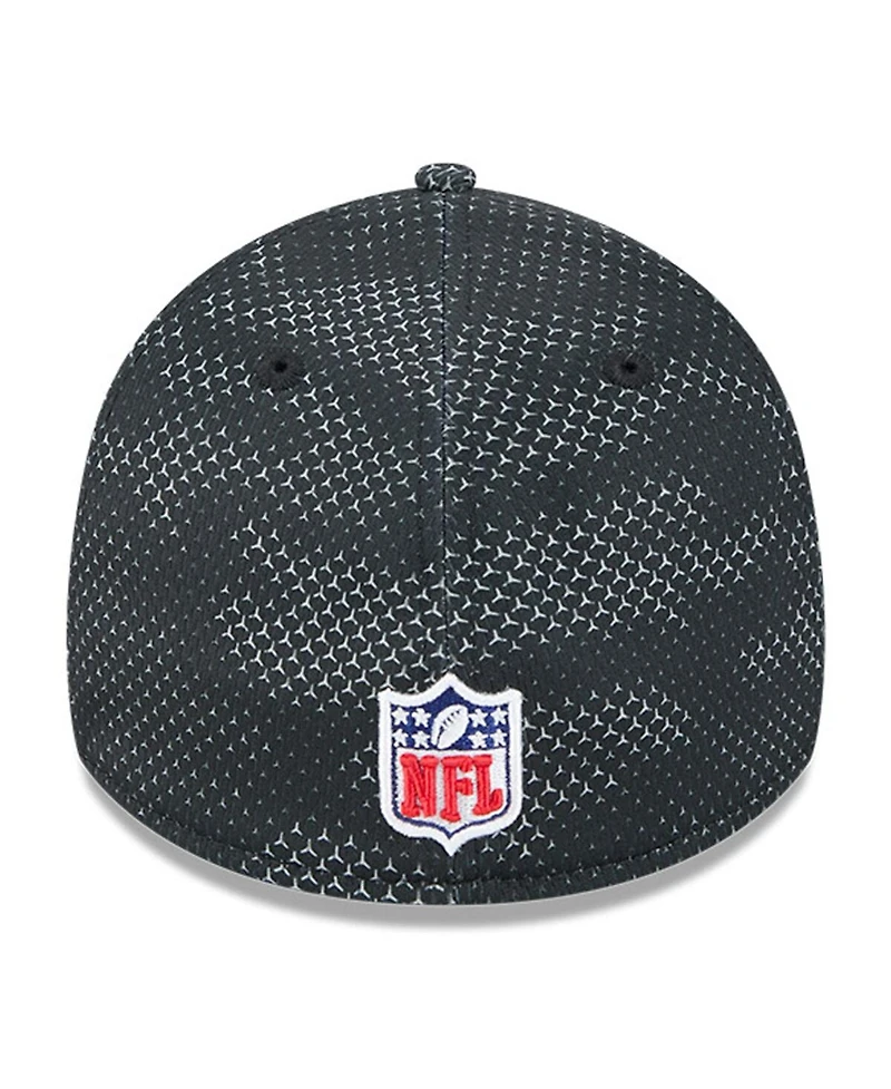 New Era Men's Black Cincinnati Bengals 2024 Sideline 39THIRTY Flex Hat