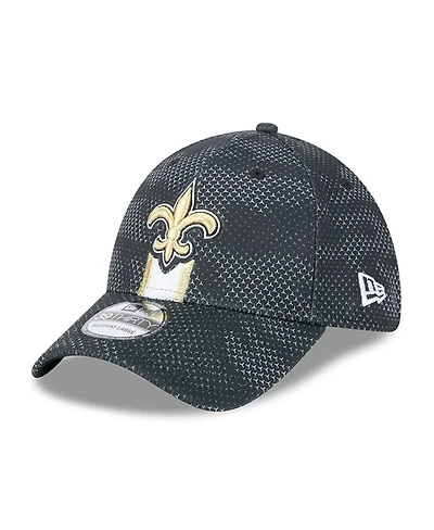 New Era Men's Black New Orleans Saints 2024 Sideline 39THIRTY Flex Hat