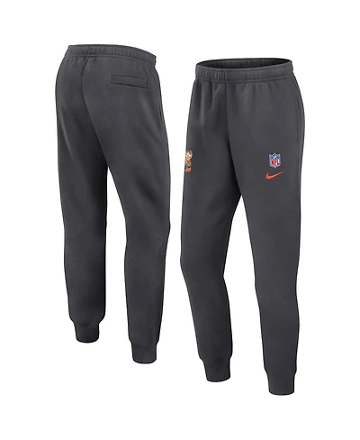 Nike Men's Anthracite Cleveland Browns 2024 Sideline Club Pants