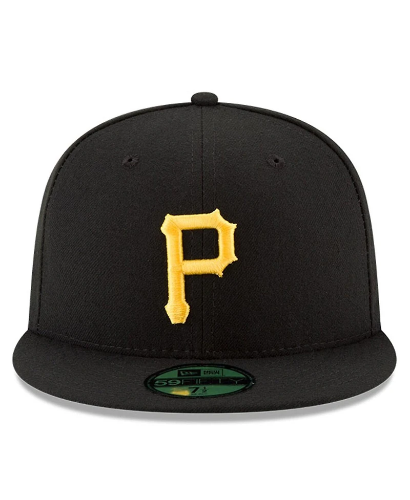 New Era Men's Black Pittsburgh Pirates National Baseball Hall of Fame 59FIFTY Fitted Hat