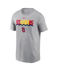 Nike Men's Heather Charcoal St. Louis Cardinals Local Home Town T-Shirt