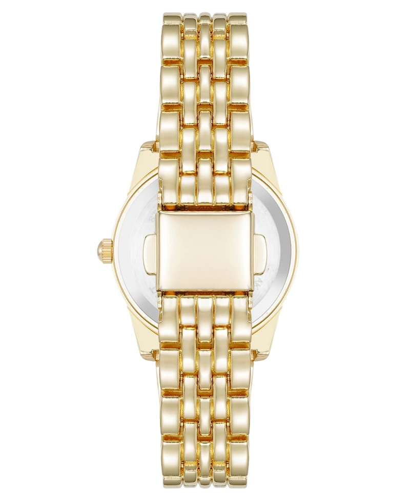 Anne Klein Women's Quartz Casual Coin Edge Gold-Tone Alloy Metal Watch