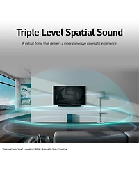 Dolby Atmos 3.1.3 Channel with Wireless Subwoofer Soundbar C