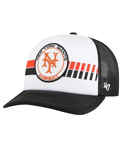 '47 Brand Men's White/Black San Francisco Giants Cooperstown Collection Pack Express Trucker Adjustable Hat
