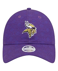 New Era Women's Purple Minnesota Vikings Smiley 9TWENTY Adjustable Hat