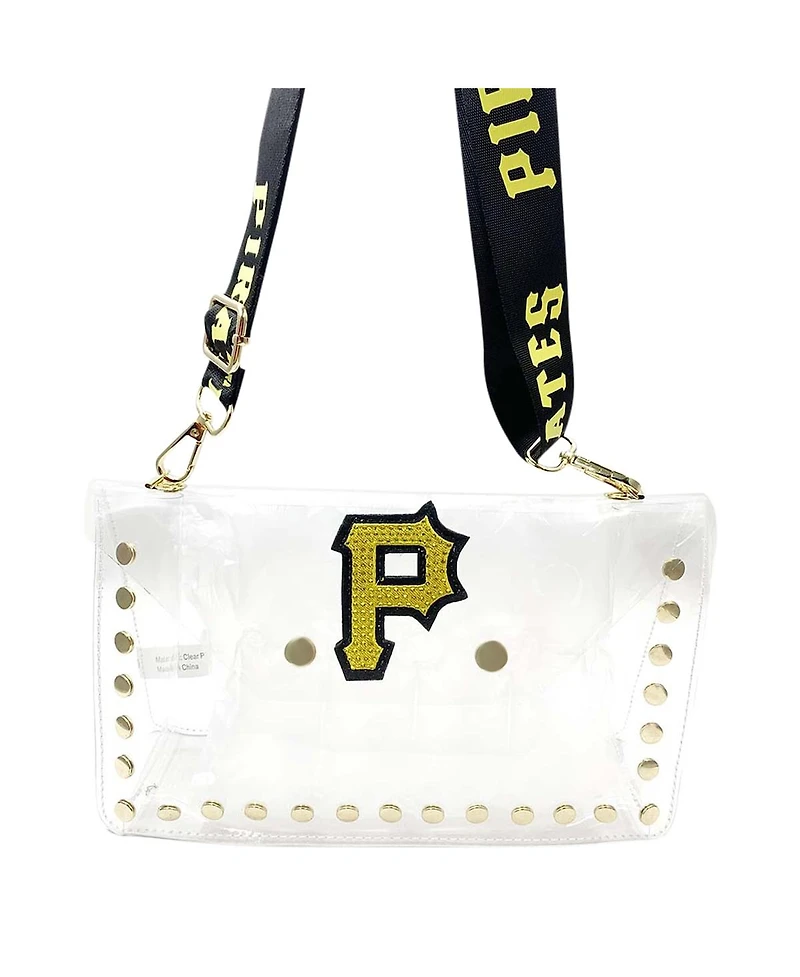 Cuce Pittsburgh Pirates Crystal Clear Envelope Crossbody Bag