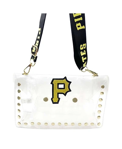 Cuce Pittsburgh Pirates Crystal Clear Envelope Crossbody Bag