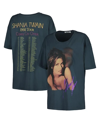 Daydreamer Women's Charcoal Shania Twain Come On Over 1998 Tour Merch T-Shirt