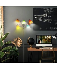 Medusa 74" Led 5-Light Floor Lamp with Interchangeable Shades