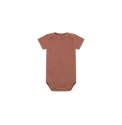 Vild House of Little Baby Organic Cotton Bodysuit - Clay pink