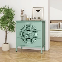 Streamdale Carved Wood Dresser with Storage