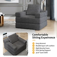 Streamdale Convertible Single Sofa Bed for Living Spaces