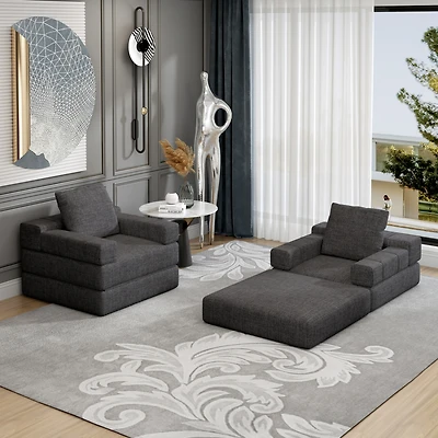Streamdale Convertible Single Sofa Bed for Living Spaces
