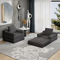 Streamdale Convertible Single Sofa Bed for Living Spaces
