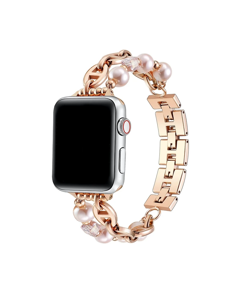 Posh Tech Luna Faux Pearl Band for Apple Watch 44,45,46,49mm