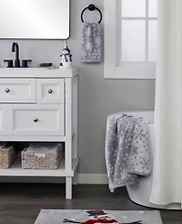 Skl Home Scattered Snowflakes Jacquard Cotton 2 Piece Hand Towel, 16" x 25"
