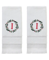 Skl Home Wreath Monogram Cotton Hand Towel, 16" x 26"