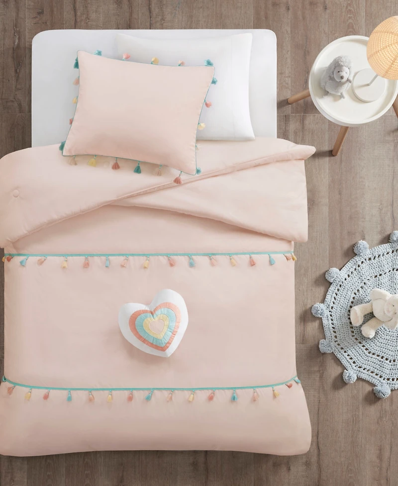 Intelligent Design Tessa Tassel 4-Pc. Comforter Set, Full/Queen