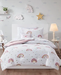 Mi Zone Kids Alicia Rainbow Metallic Stars 6-Pc. Comforter Set, Twin