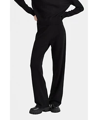 Chinti & Parker Women's Wool Cashmere Wide Leg Track Pant