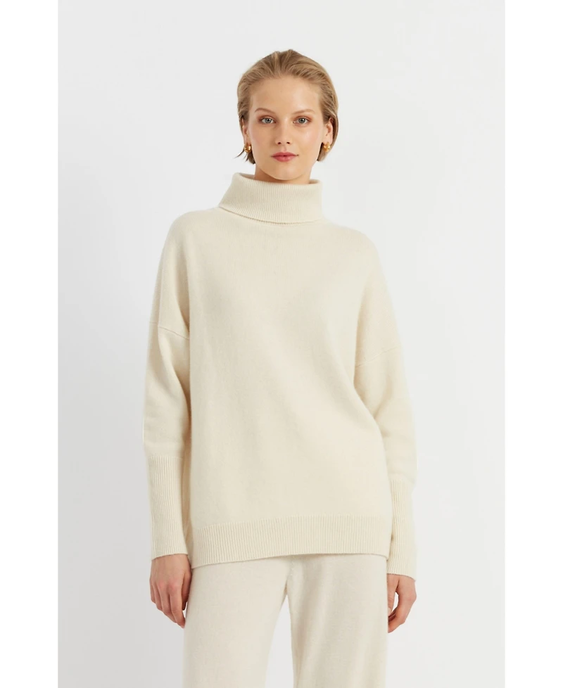 Chinti & Parker Women's Pure Cashmere Roll Neck Sweater