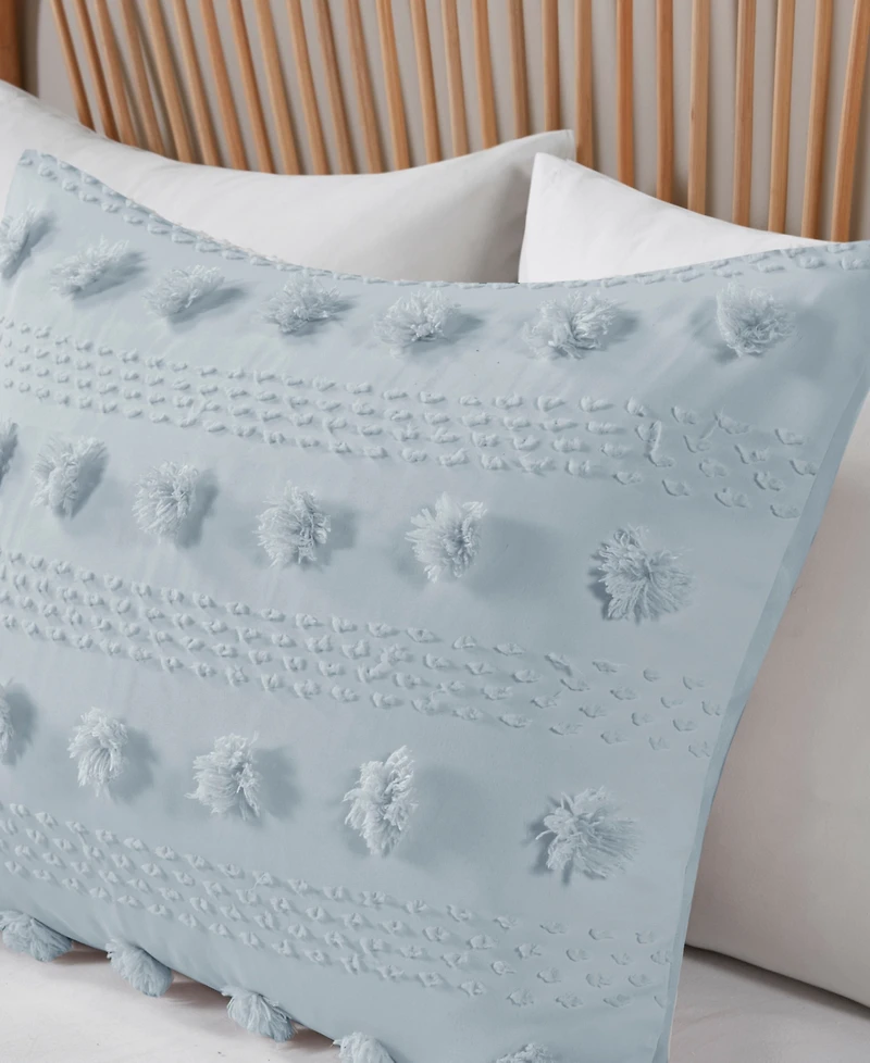 Intelligent Design Lucy Clip Jacquard 3-Piece Comforter Set