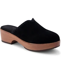 Toms Women's Addison Suede Wood Mule Clog